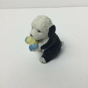 HJ&G Puppy Pals Black & White  Puppy Figurine 8917